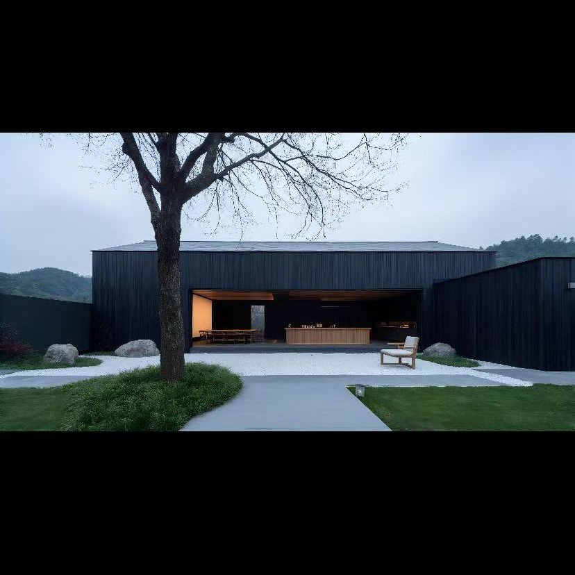 China construyó una moderna villa de acero ideal para alojamientos