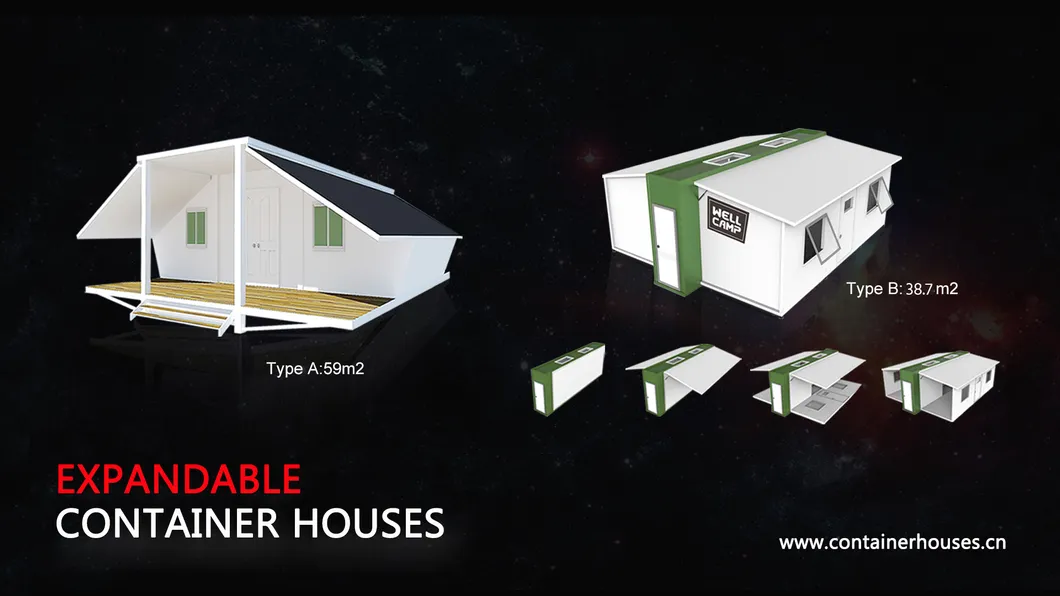 Casa Contenedor Expandible Pequeña Moderna Casas Prefabricadas Modernas Cabañas Prefabricadas Modernas