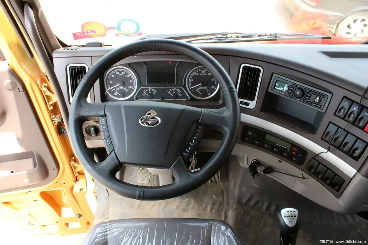 Spacious flat floor cab