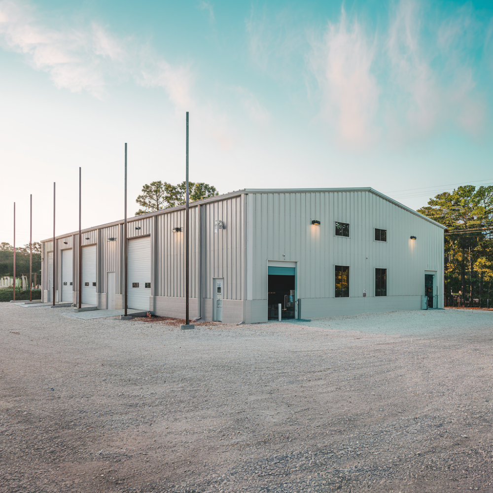 Pre Engineered Modern Steel Industrial Building for Outdoor Warehouse and Workshop Combination