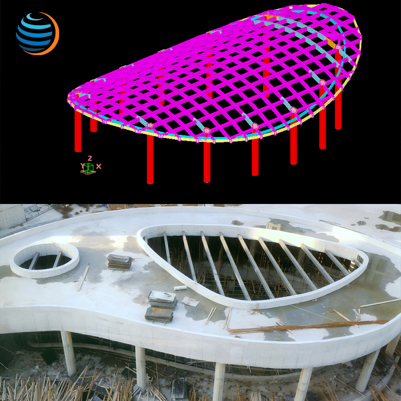 Prefabricated High Standard Steel Structure Truss Stadium Gym Badminton Hall Building With Low Cost