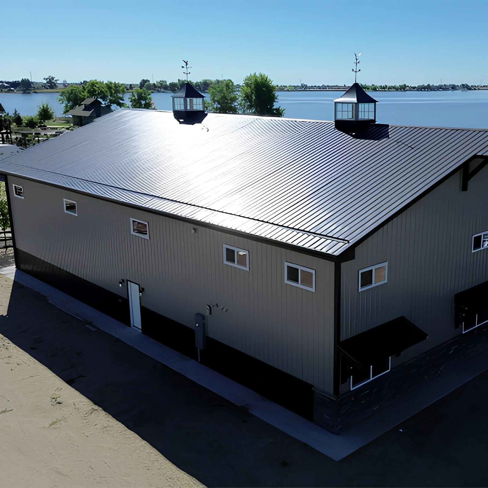 Low Maintenance Long Life Steel Structure Warehouse for Agricultural Grain Storage Farm Machinery Shed Steel Structure