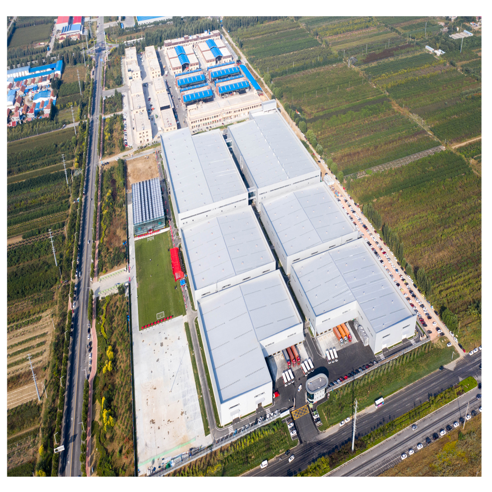 Low Cost Prefabricated Light Steel Structure Workshop | Custom Metal Warehouse Building Galvanized Surface Fiber Glass Panels