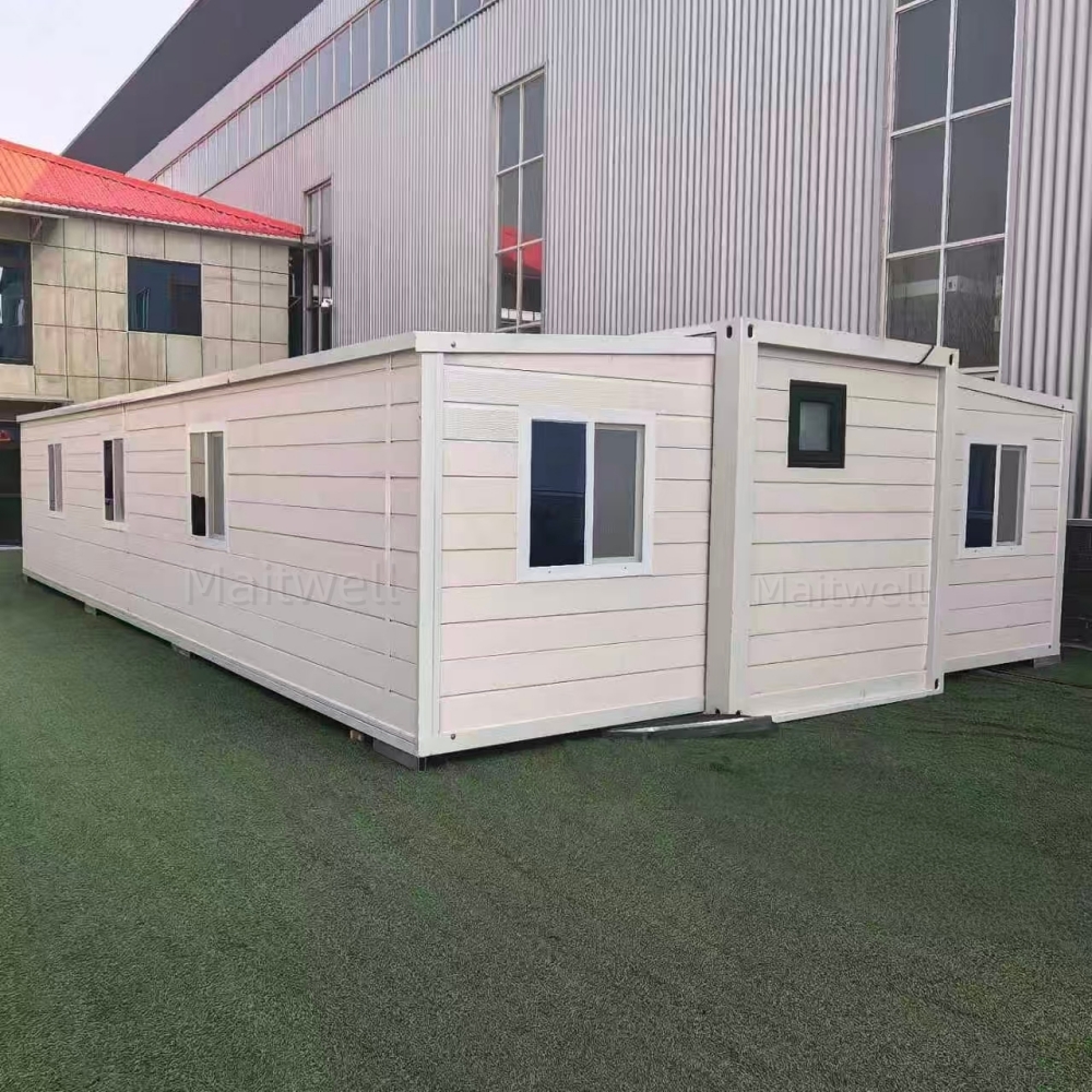 Prefabricated Steel Structure Corrugated Metal Exterior Wall Modern Design Container House for Living and Office