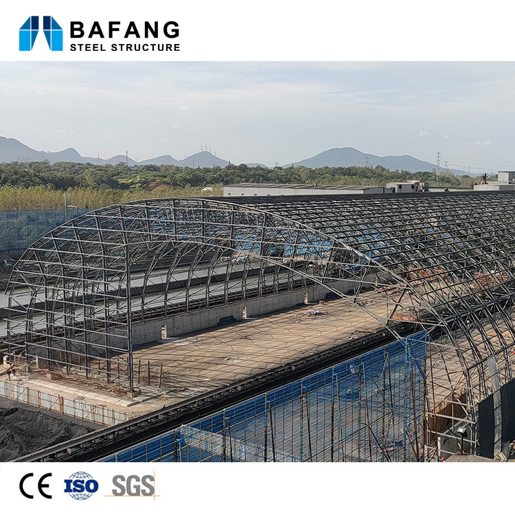 Turnkey Steel Space Frame Shed for Coal/Agro Industries Contractors' Design and Installation Solution