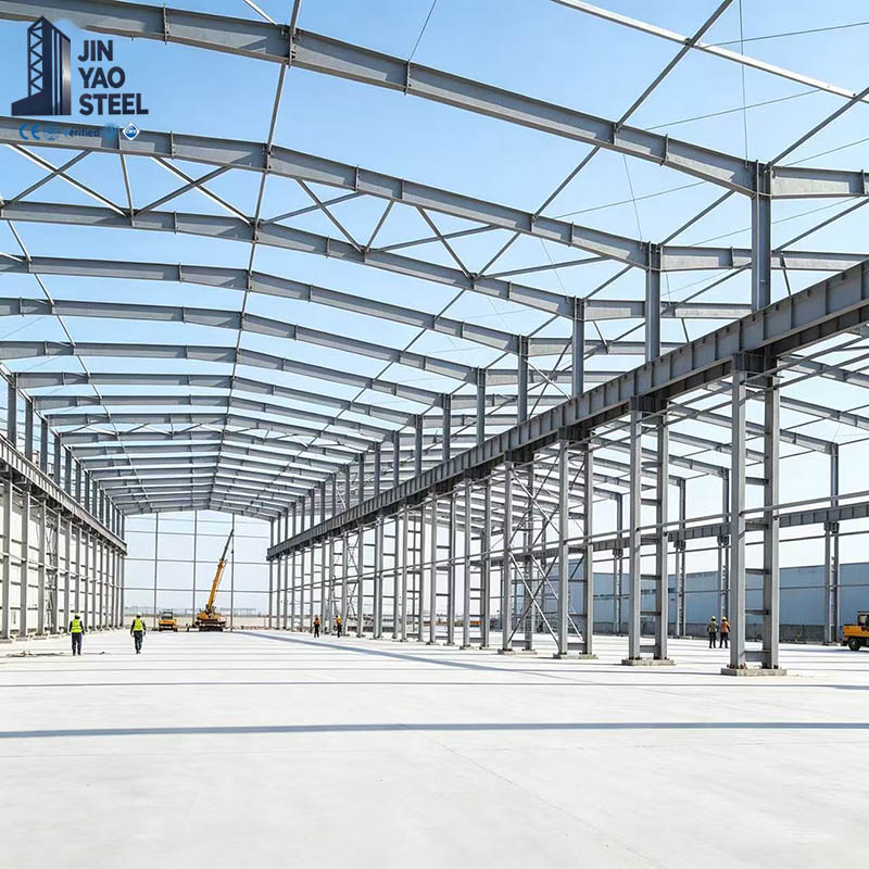 Durable Pre-engineered Light Steel Structure Prefabricated Metal Garage Farm Shed Industrial Logistics Warehouse