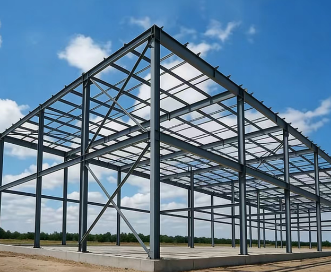 Modern Multi-story Prefabricated Steel Structure Shed, with Garage and Warehouse, Suitable for Hotel Use.