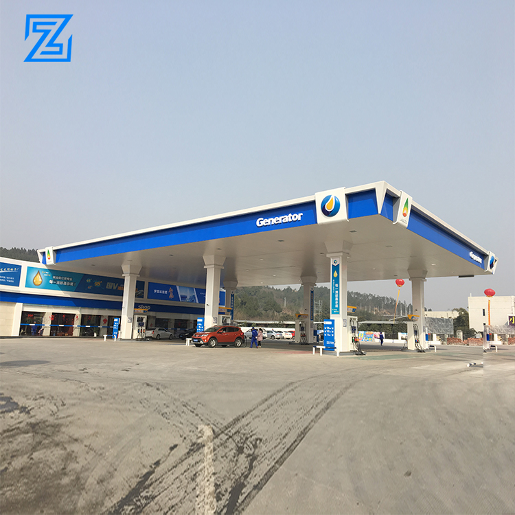 Electric Gas Station Design Roof