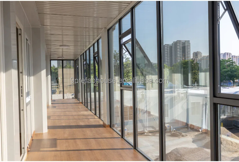 Glass corridor option