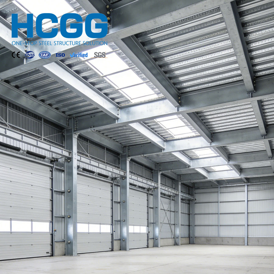Insulated Steel Structure Warehouse Prefab Metal Frame Logistics Center Cold Room Storage Factory Industrial Building Durable