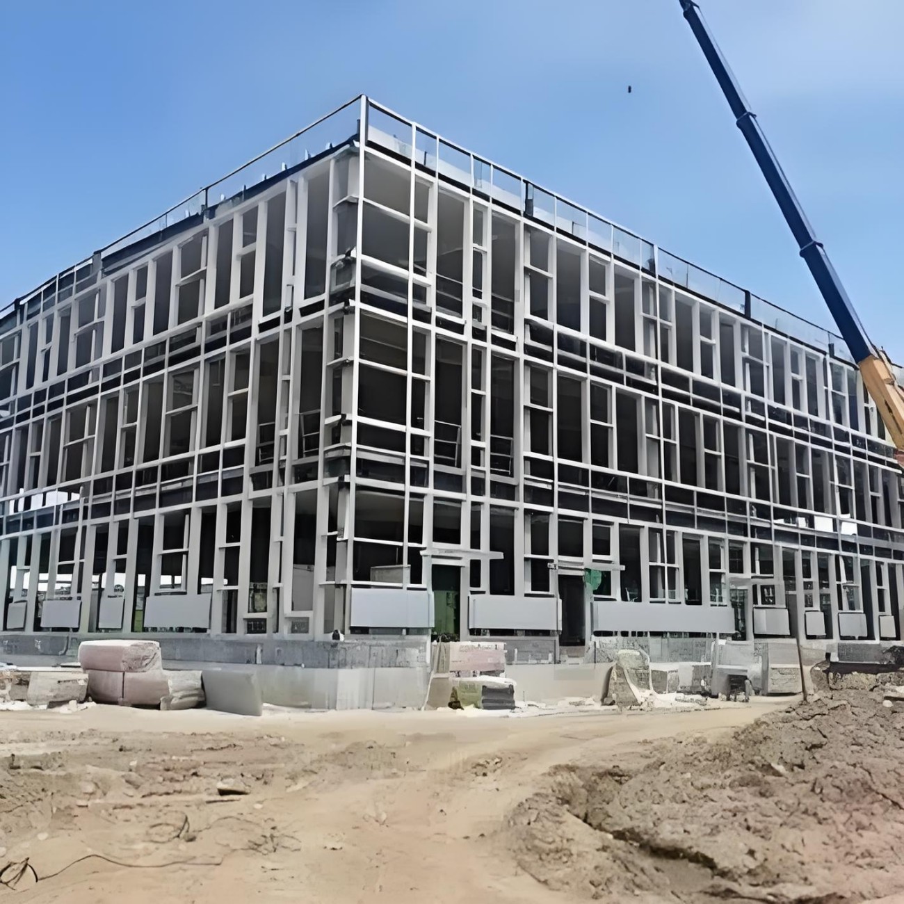 Modern Multi-Story Steel Apartment Buildings Steel Apartment with Insulated Sandwich Panel