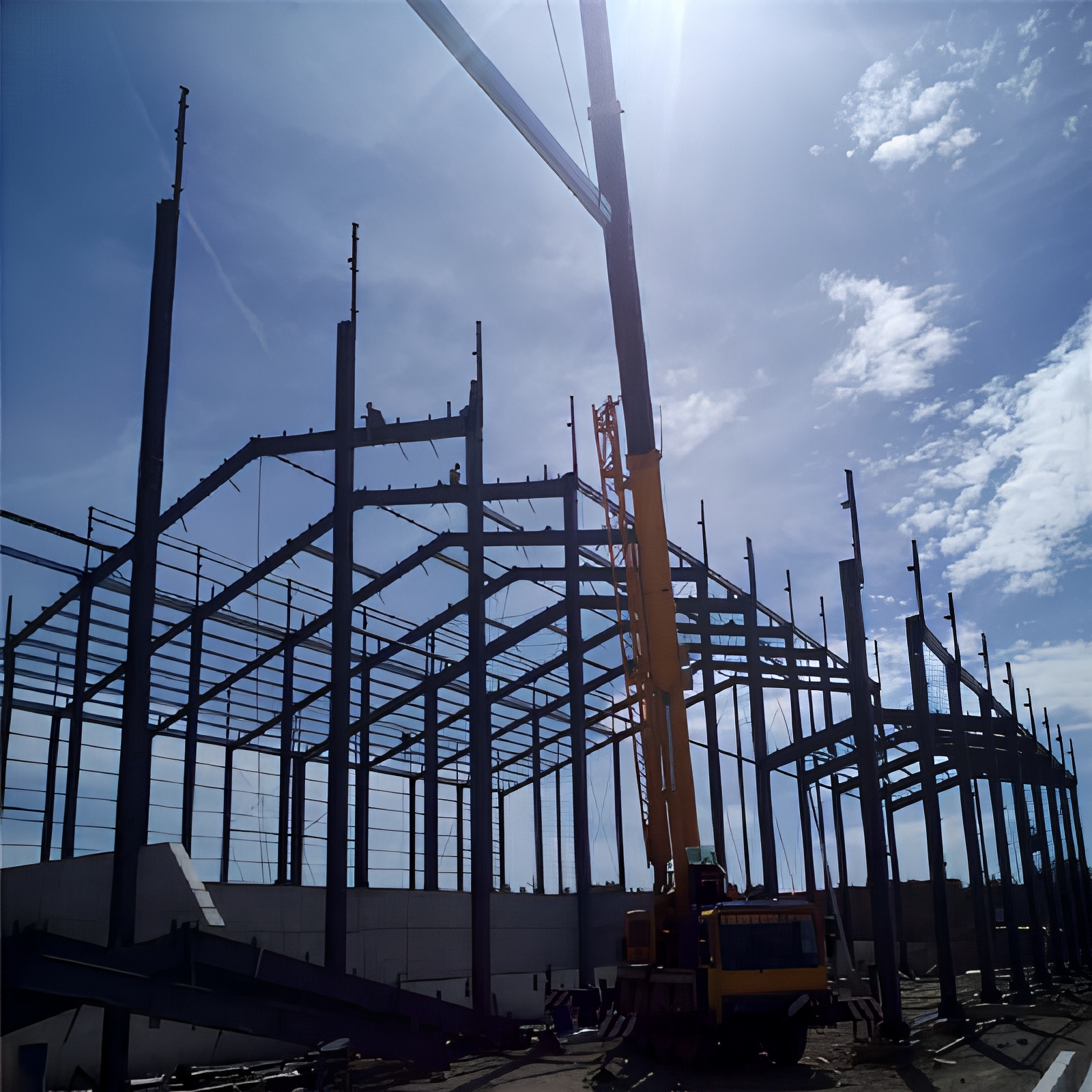 Hot Sales Made in China Structural Steel Two Story Multi-story Warehouse Building Prefabricated with Steel