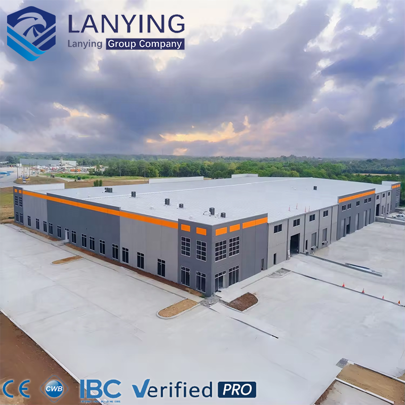 CWB Certified Prefabricated Warehouse - Hot DIP Galvanized Steel Frame Construction For Industrial Warehouse