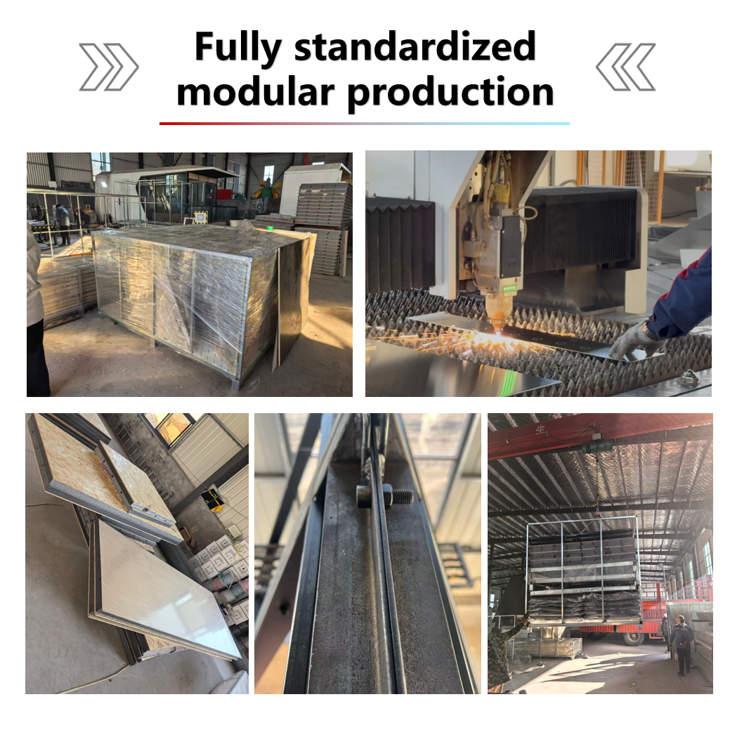 Flat Pack Modular a Frame House Customizable Size With Insulated Walls and Panoramic Glass Windows for Project &amp; Commercial Use