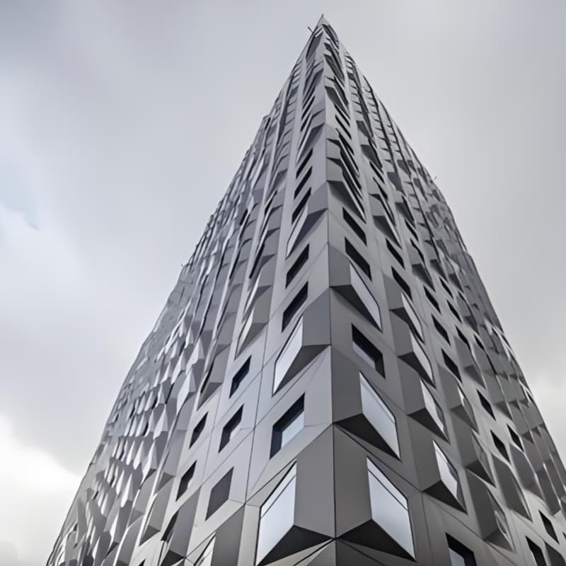 JZRZ High Rise Steel Structure Office Apartment Building (Modern Design 2-Year Warranty) / Prefabricated Multi-story Building