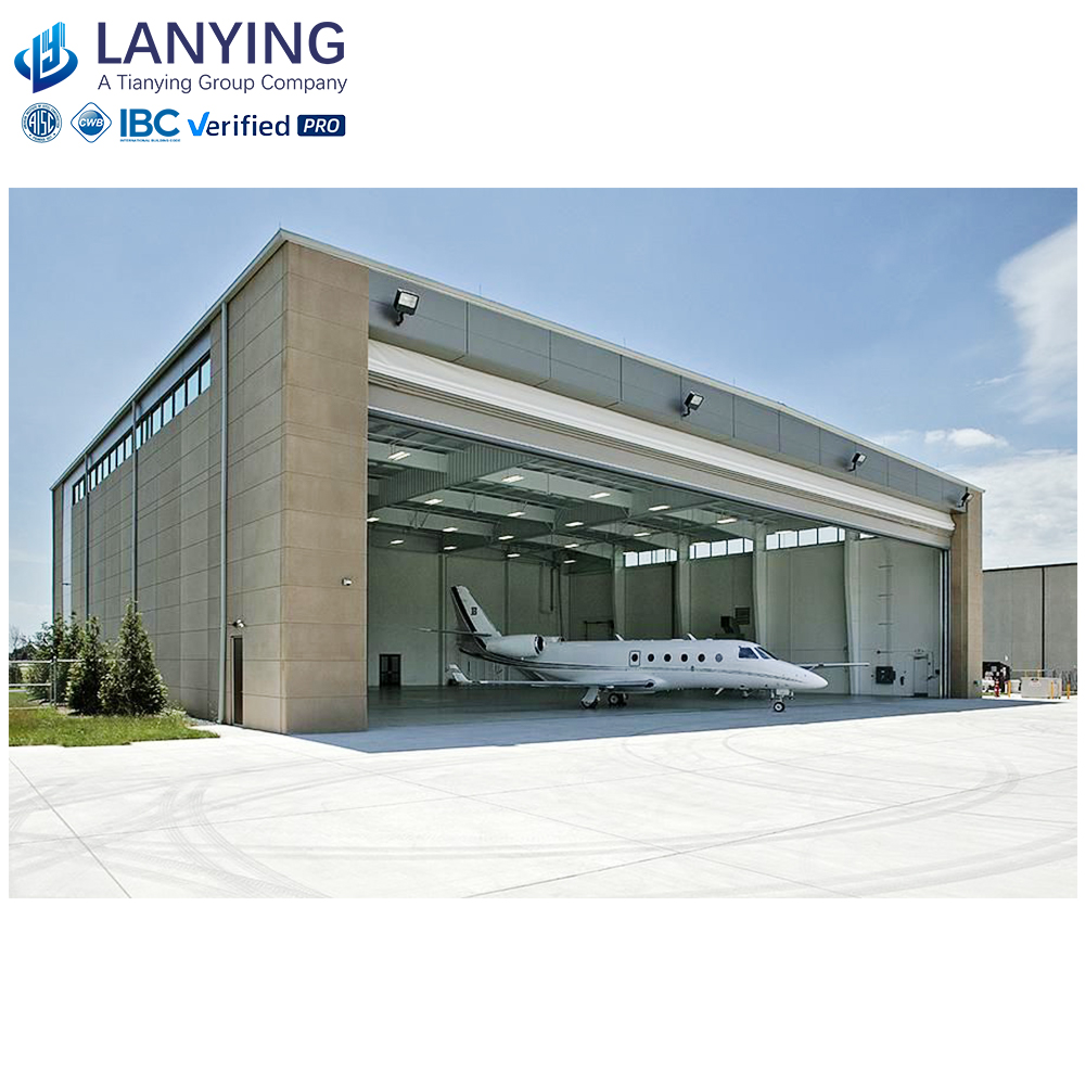 AISC Steel Structure Building Warehouse Commercial and Aircraft Hangar for Sale