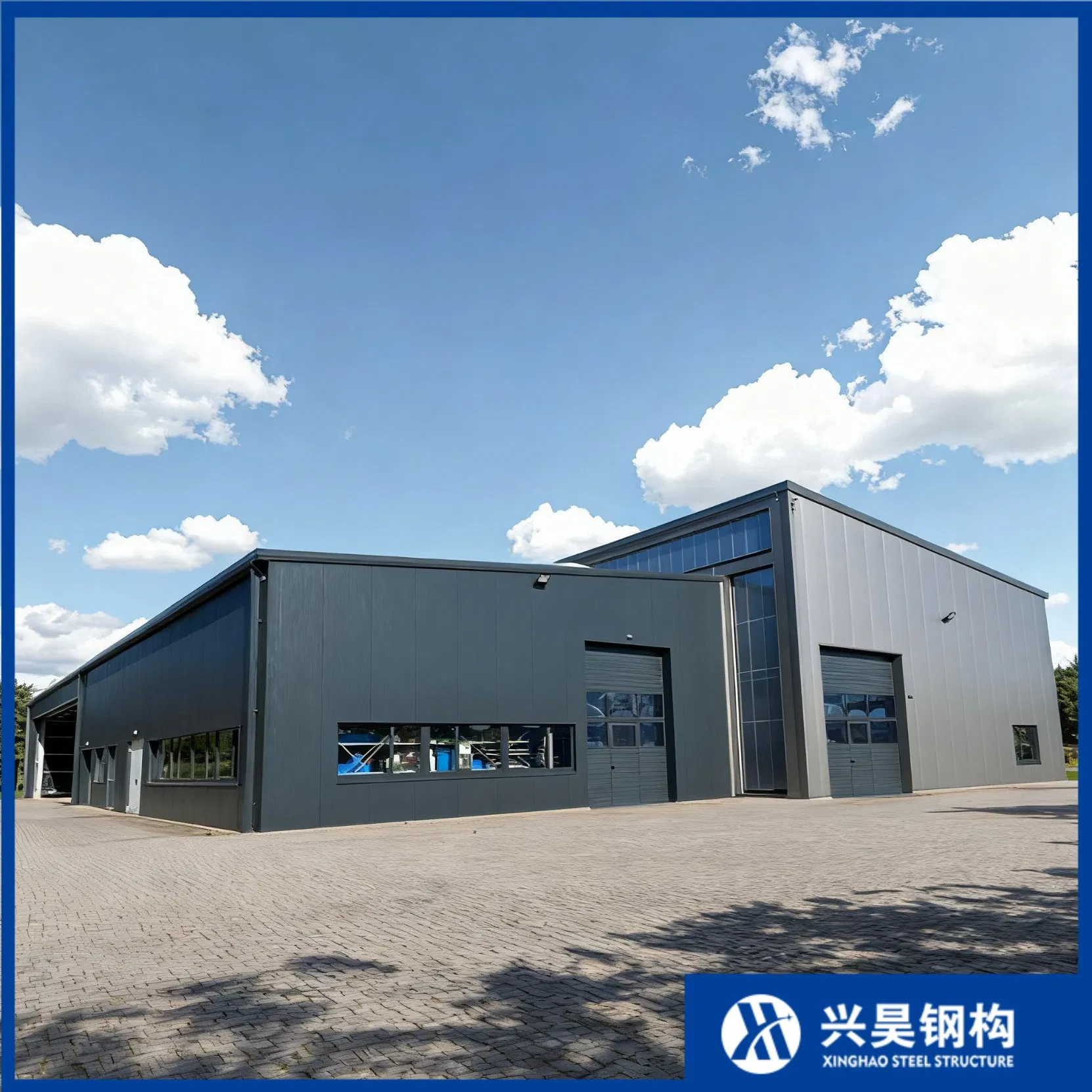 Heavy-Duty Industrial Manufacturing Plant Prefabricated Lightweight Steel Structure House/Workshop/Building