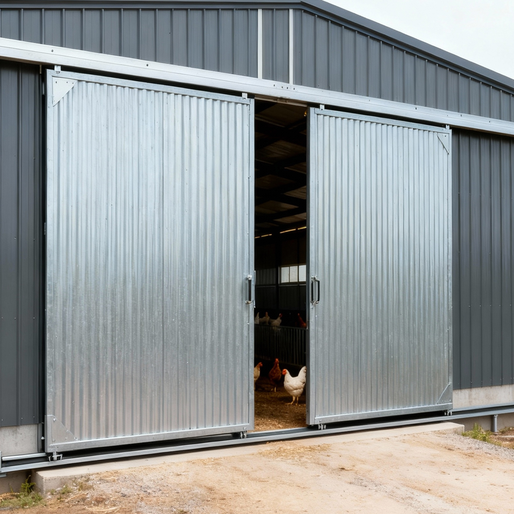 New Light Steel Structure Prefab Custom Farm Building Chicken Duck Poultry House Building Design Building Costs Stable
