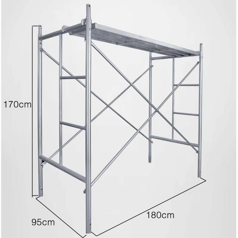 High Quality Multifunctional Mobile Aluminium Steel Frame Industrial Construction Foldable Quick Assembly China Warehouse