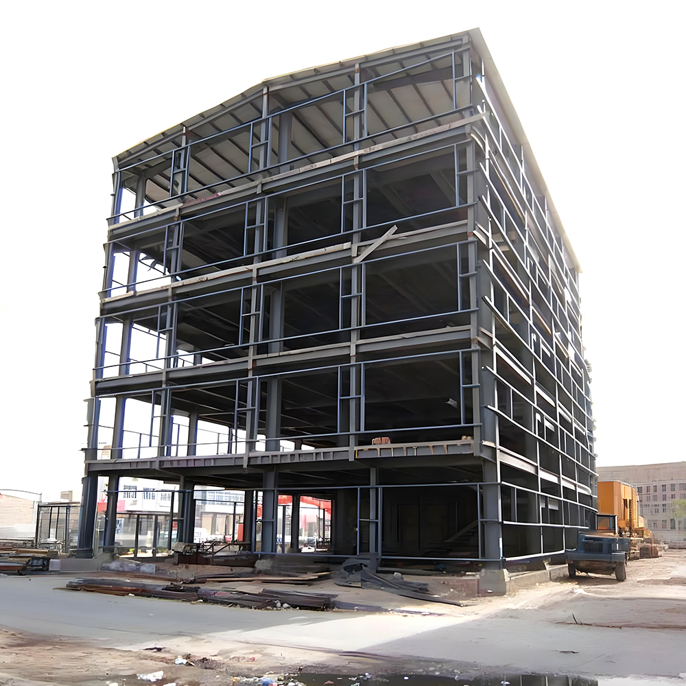 Hot Selling Steel Structure Framed Prefab Warehouse Construction Office Commercial Metal Building Fire Water Proof Fast Install