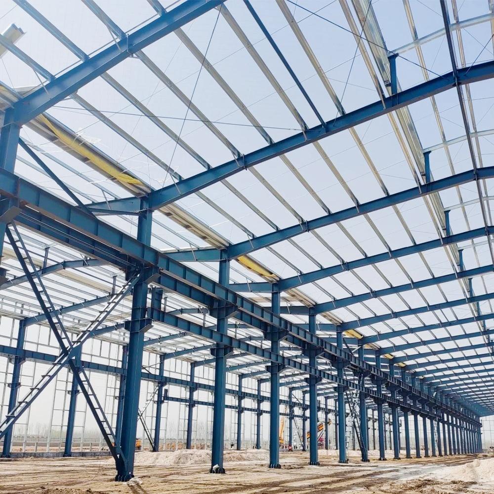 China Customized Frame Metal Steel Structure Steel Building Metal Arch Frame Warehouse Building Steel Frame Structure