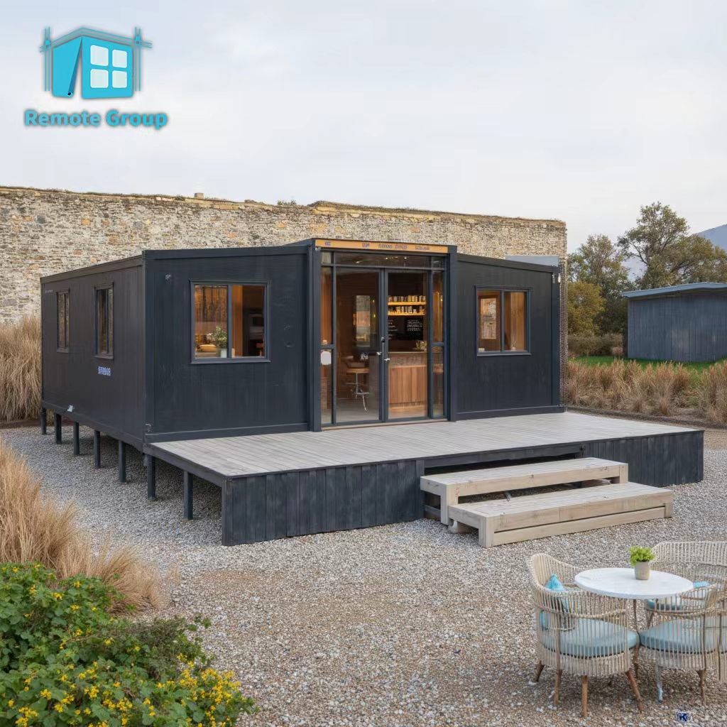 Remote Hot Sale Expandable 20ft 40ft Container House 3 4 Bedroom Folding Modular Prefabricated for Commercial Use for Hospitals