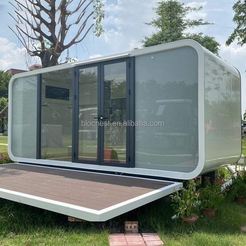 Prefab Modular Bungalow Container Shop House Garden Hause Outdoor Cafe Restaurant Office Booth for Commercial Use