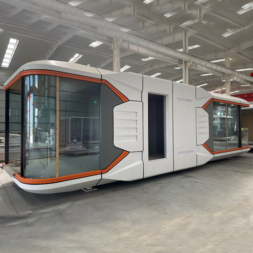 New Design Modular Light Steel Capsule Tiny House with Kitchen &amp; Bathroom Quick Assembly Luxury Villa for Hotel Use