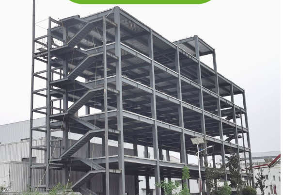 Pre-Fabricated Modern Steel Pipe Canopy Structure for Hotels Apartments Villas-Big Span Steel Buildings High Wind Resistance