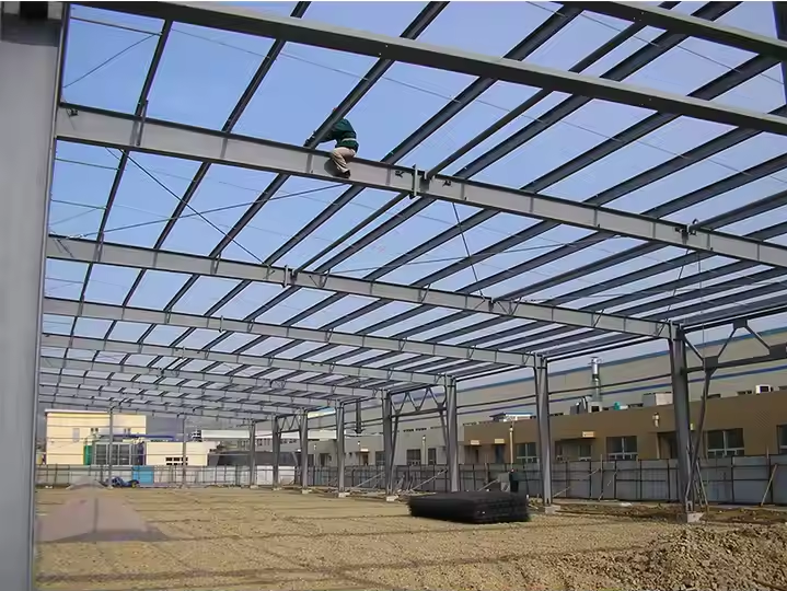 Large Span Modern Industrial Design Commercial Prefab Steel Structure Buildings Steel Structure Hangar