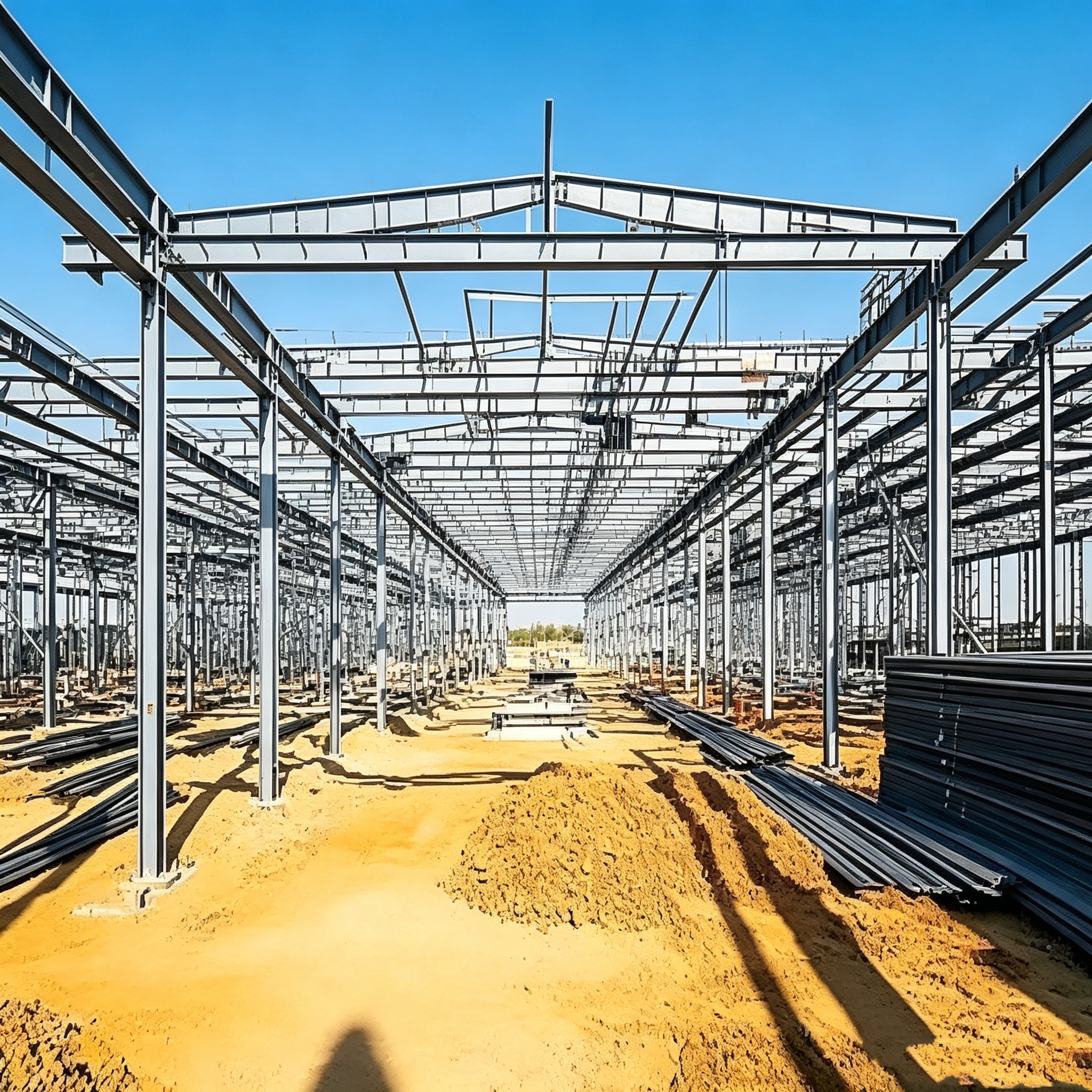 Customized Industrial Metal Building Design Steel Structure Workshop/ Prefabricated Steel Structure Building