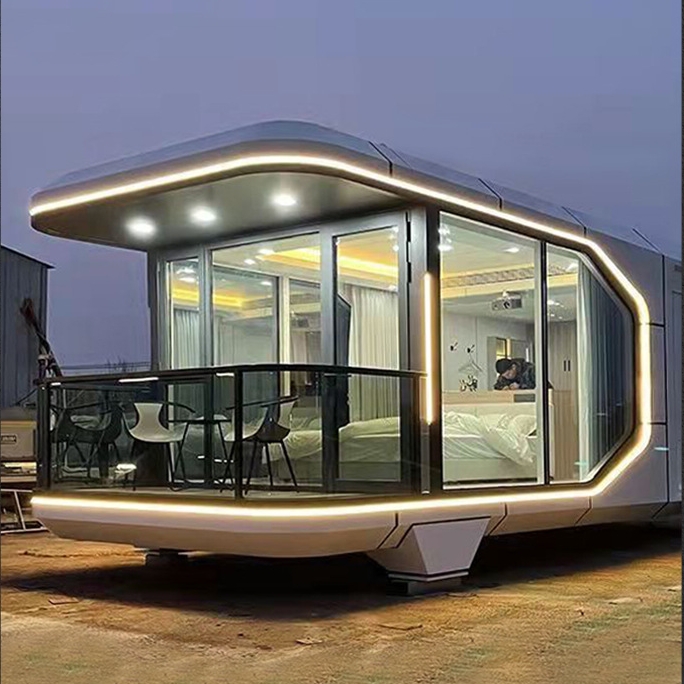 2023 Factory Super Luxury Container House Modern Design Space Capsule House/Home Container House