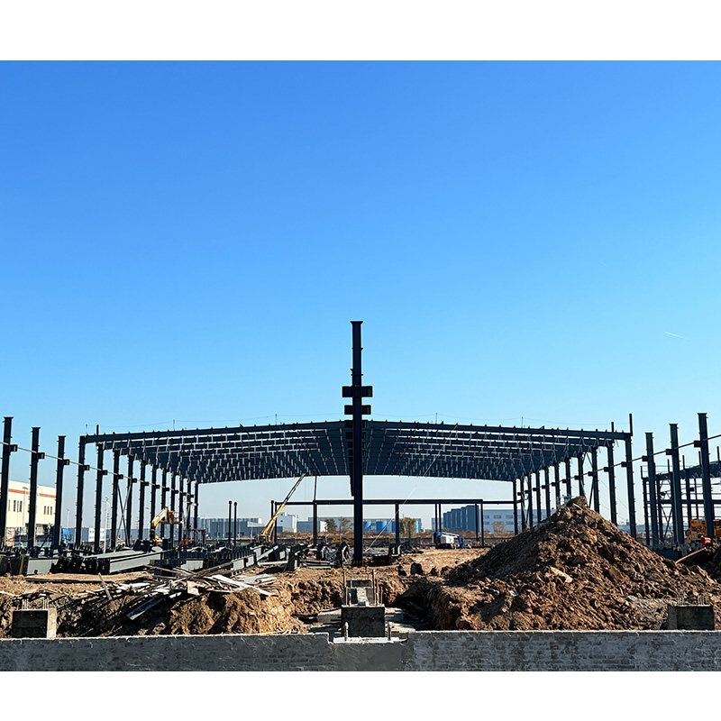 Metal Industrial Construction Building Prefab Steel Structure Framed Commercial Office Pre Fabricated Workshop Buildings