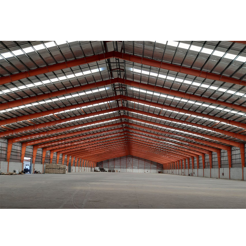 IBeehive Prefabricated Light Industrial Warehouse Building Steel Structures With Welding &amp; Cutting Services