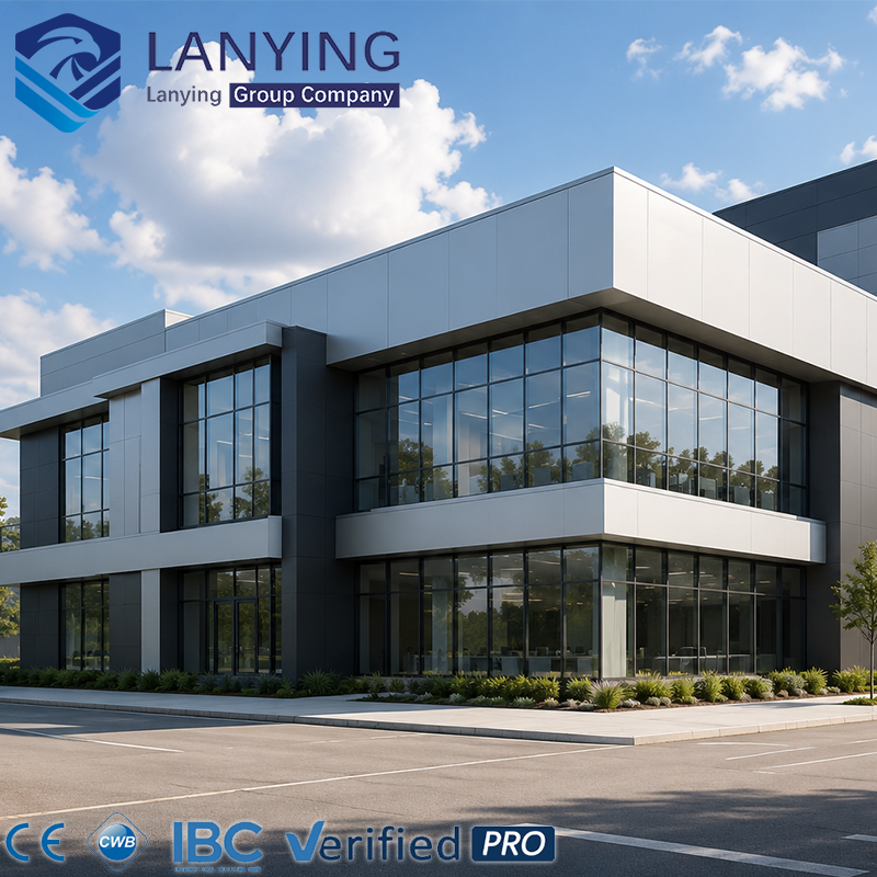 Commercial Steel Structure Building For Modern Shopping Mall And Retail Center Development Projects