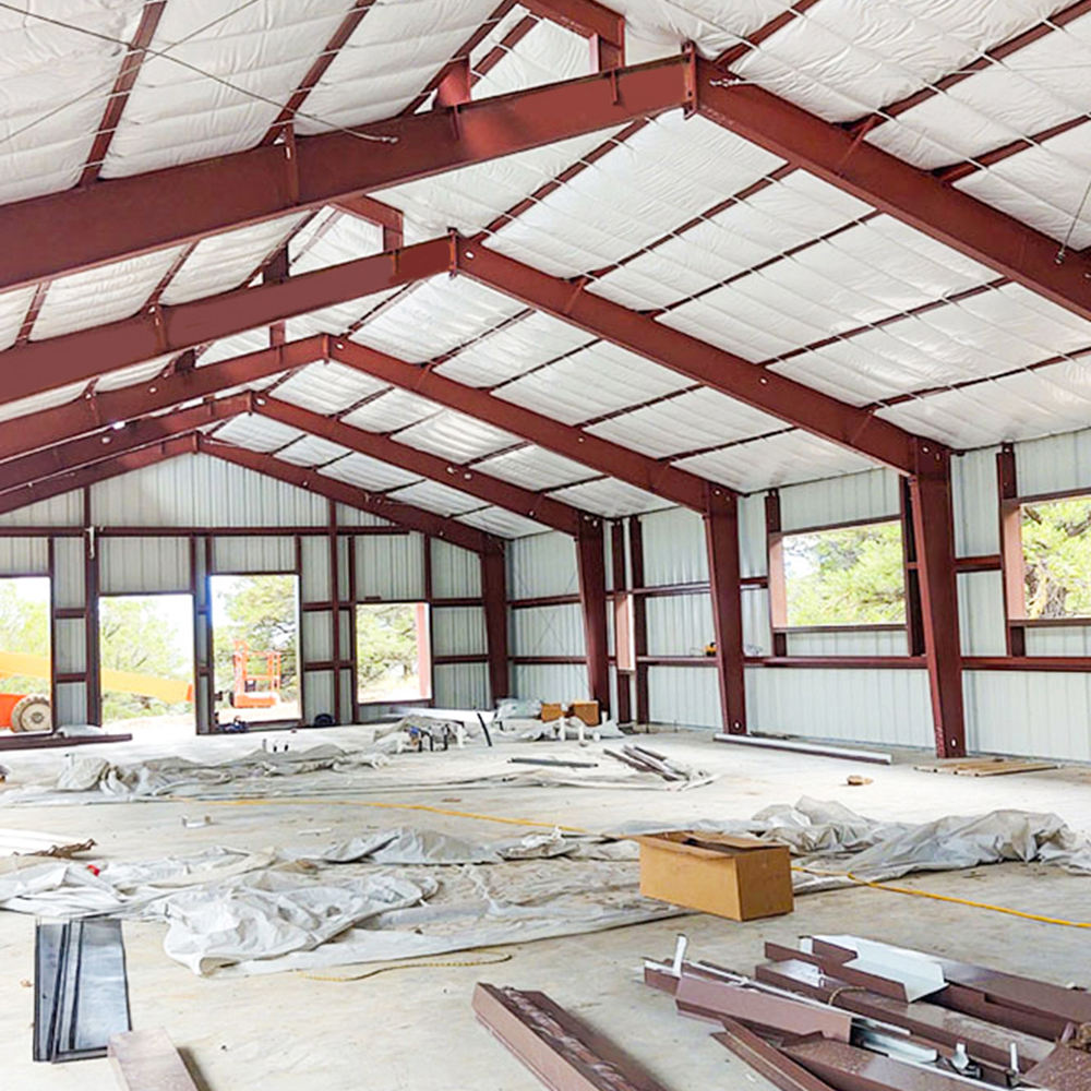 Modern Industrial Prefabricated Light Steel Structure Fast Assembly Metal Building Warehouse Workshop