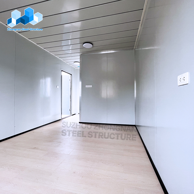 2-Floor Prefabricated Light Steel Metal Structure Floating Home Module 20ft Shipping Container Building House for Hotels Offices