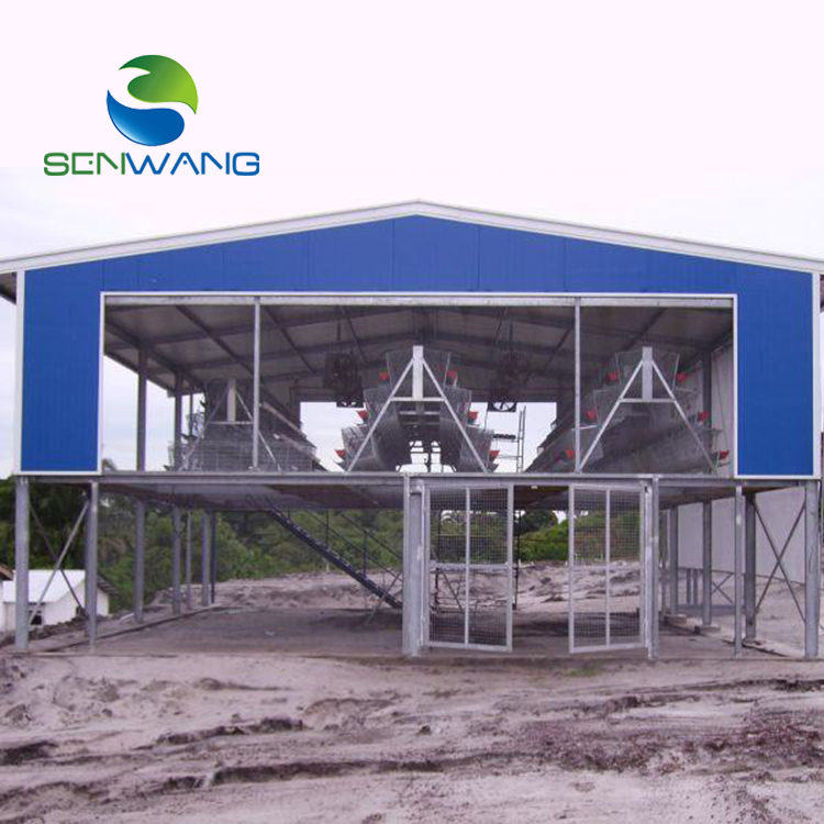 Steel Structure Prefabricated Metal Industrial Chicken Poultry Farm House for Sale