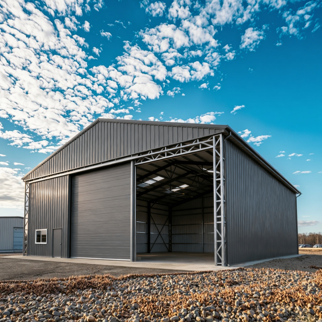 Steel Frame Structure Warehouse Custom Prefab Building Design Industrial Storage