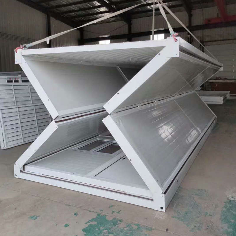 High Quality Steel Folding Container House Prefabricated Office Sentry Box for Dormitory Flat Pack Home Living for Villa Hotel