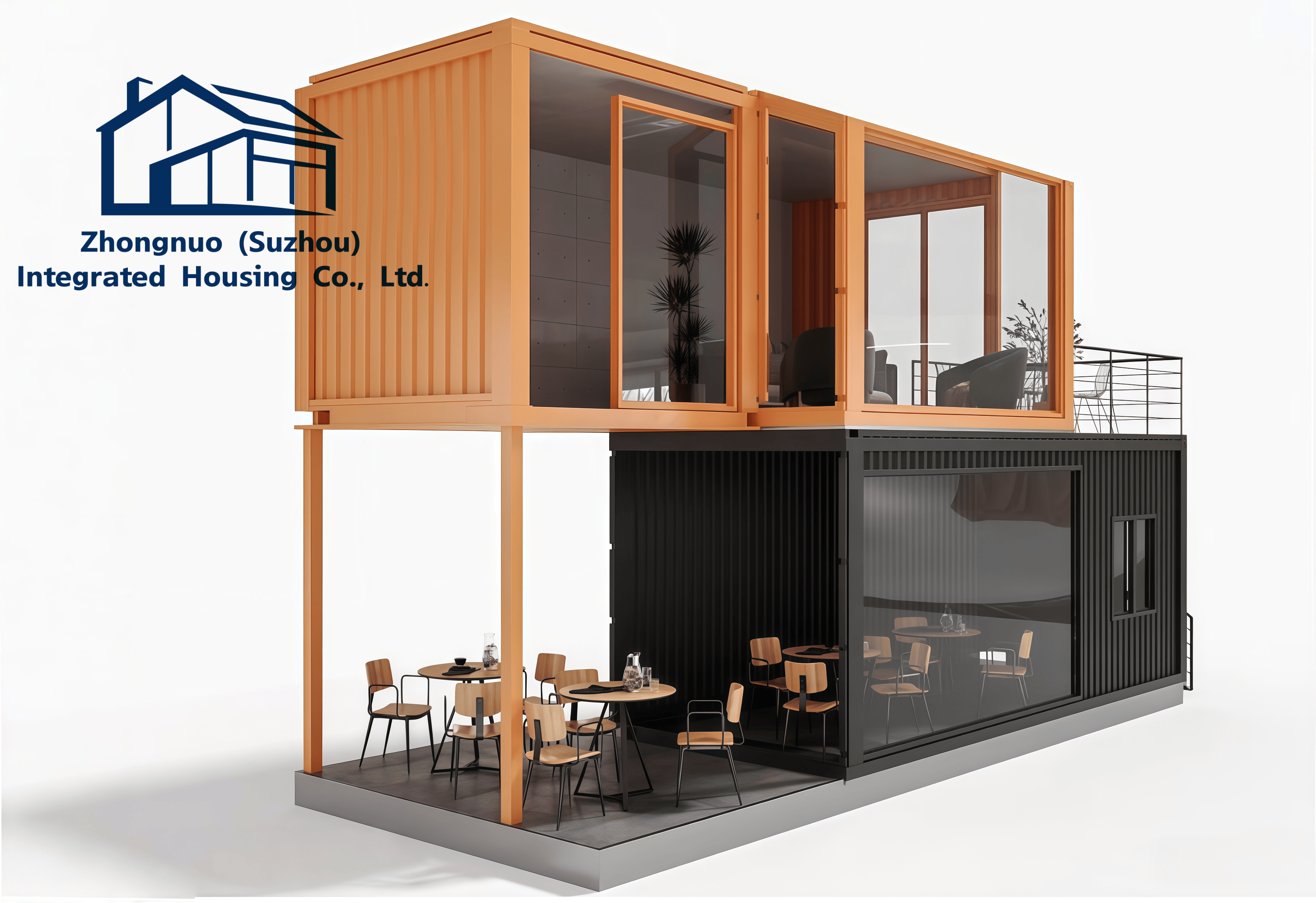 ZN Certified Assembled Container House Prefabricated Modular Office Portable Training Center