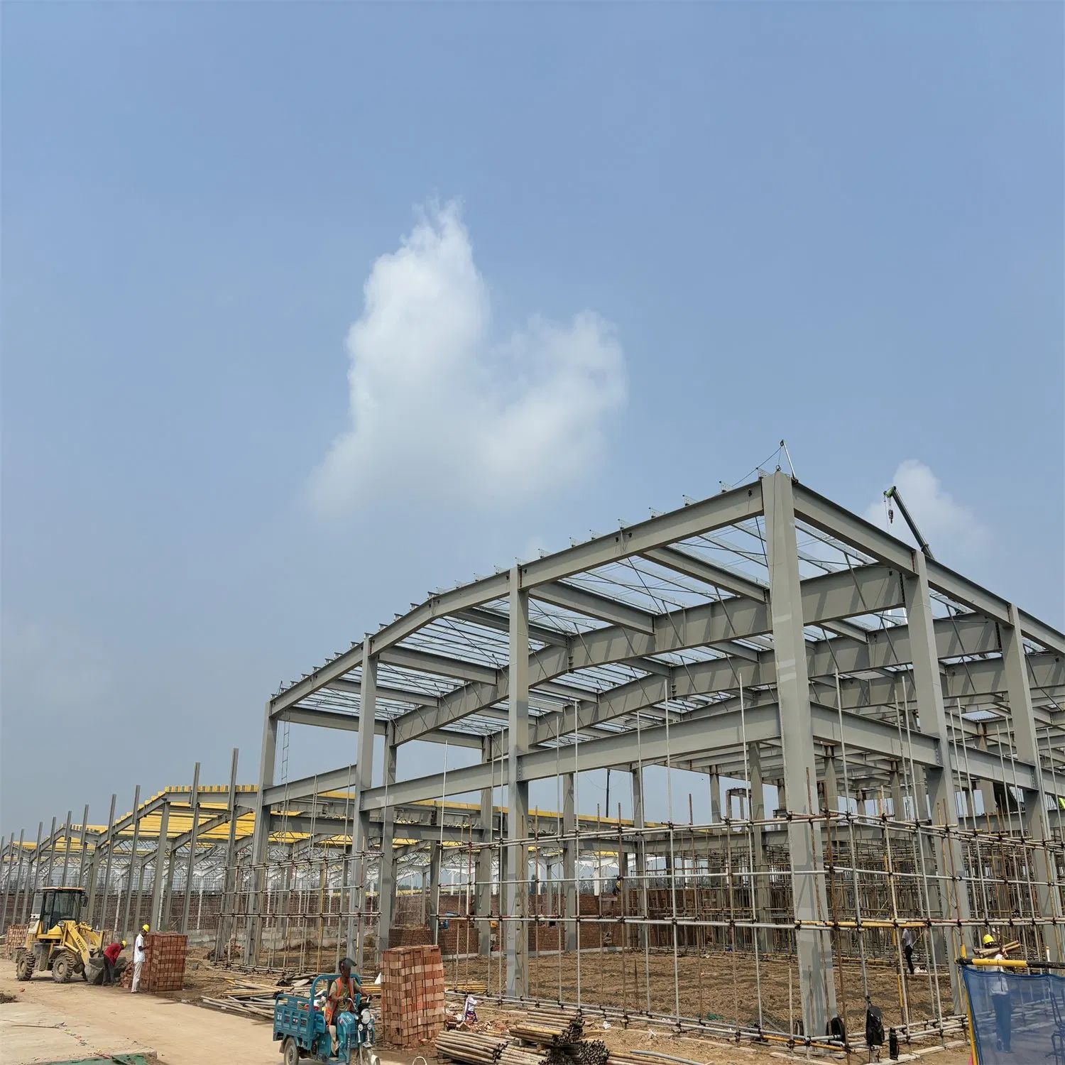 Factory Fabrication Price High Rise Prefabricated Steel Structure Construction for Peb Metallic Warehouse Workshop Hangar Shed Building for Garage/Hangar