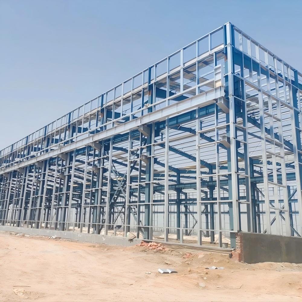 Multi-Story Steel Structure Office Building Mall Hotel Commercial Complex Structural Steel Frame Construction