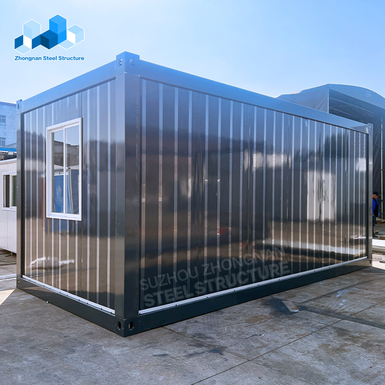 2-Floor Prefabricated Light Steel Metal Structure Floating Home Module 20ft Shipping Container Building House for Hotels Offices