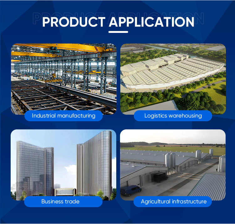 Professional Factory Industrial Customized Light Metal Sheds Prefab Warehouse Building Steel Structure Fast Building Economic