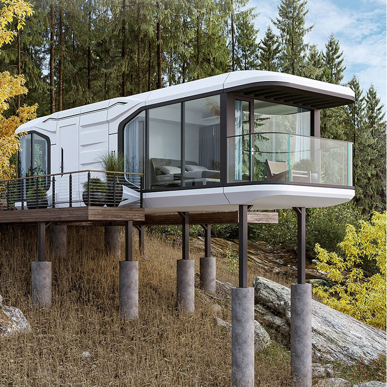 2023 Factory Super Luxury Container House Modern Design Space Capsule House/Home Container House