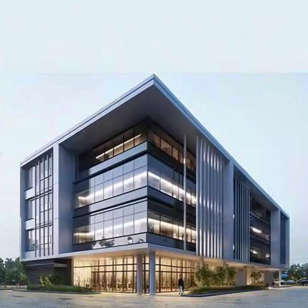 Prefabricated Steel Building Warehouse With Steel Frames For Storage