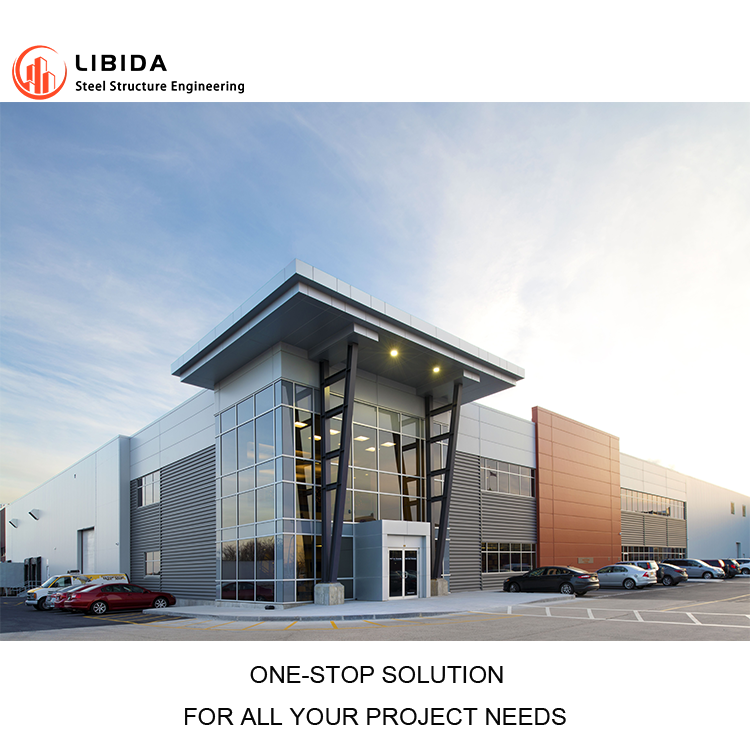 Custom Pre Engineered Steel Buildings for Supermarkets Shopping Malls and Warehouses with Fast Erection and Durable Design