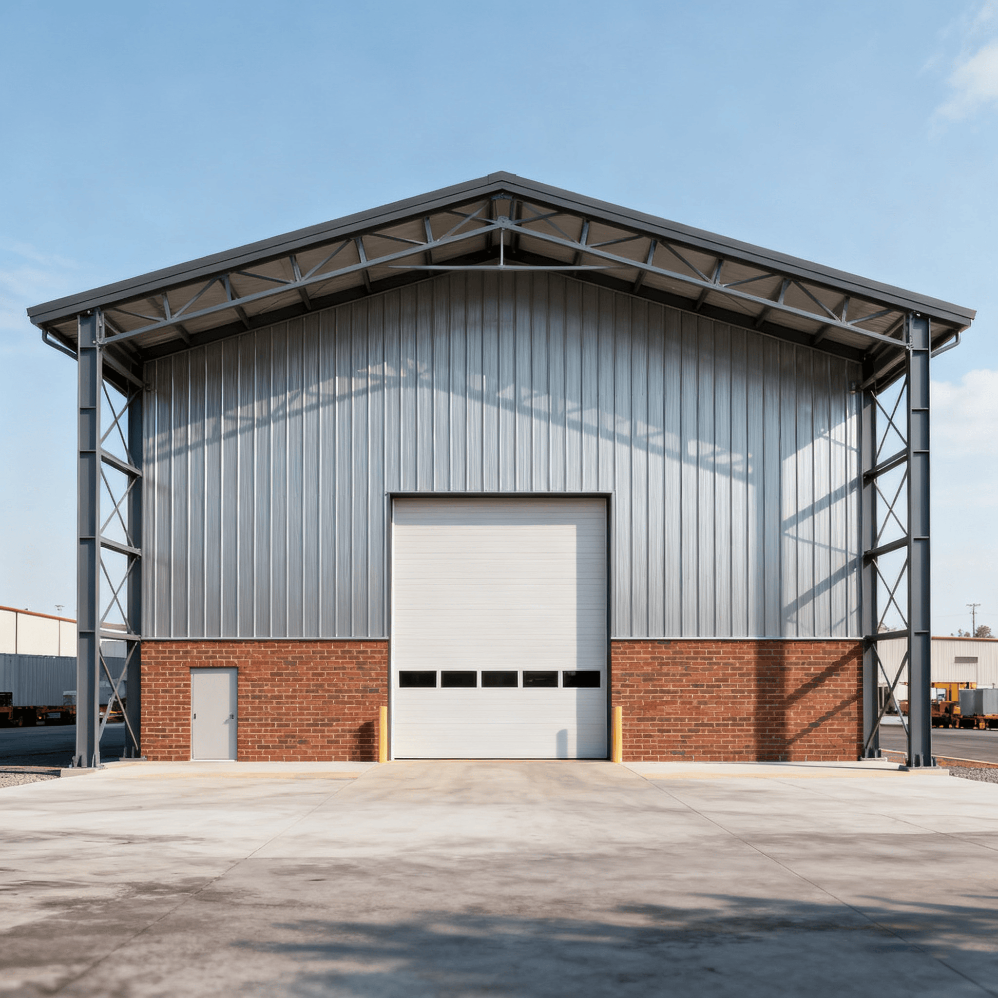 Steel Frame Structure Warehouse Custom Prefab Building Design Industrial Storage