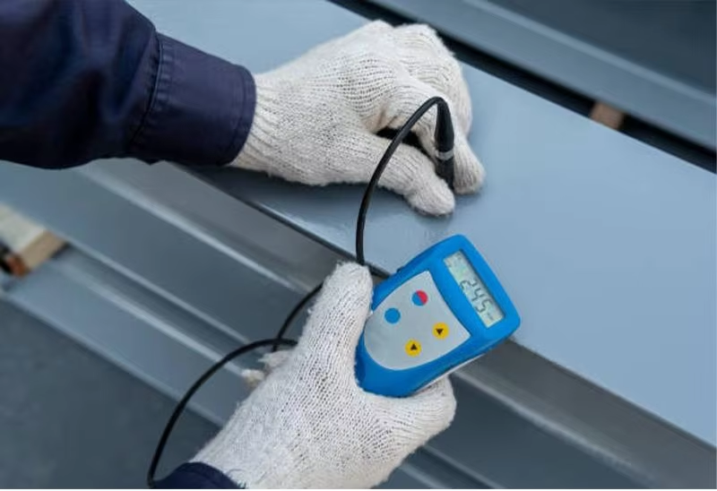 Coating thickness inspection